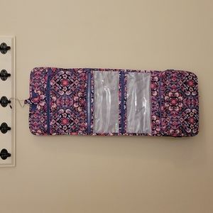 Vera Bradley Travel Hanging Organizer Cosmetic Case Magenta Medallion